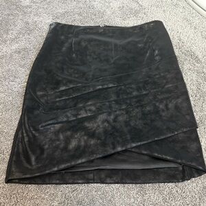 Guess Black Asymmetrical Women's Skirt